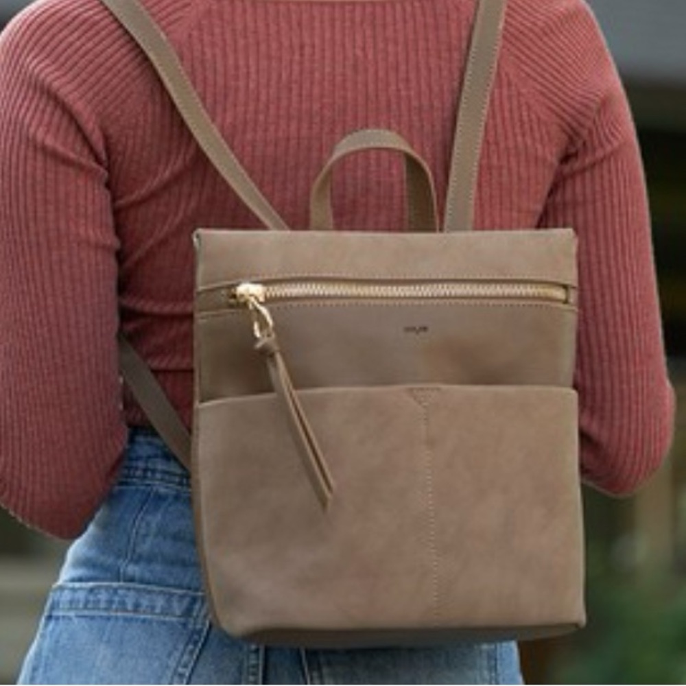 CO-LAB Suede Backpack in Earth (New in Packaging)